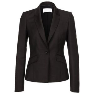 Hugo Boss Blazer/Suit Jacket Jobina Wool Dark Brown Size 6